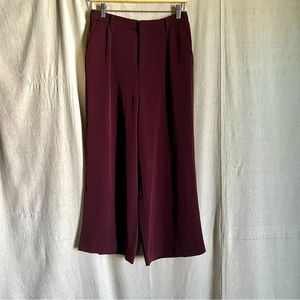Burgundy Plum Trousers